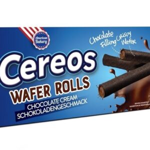 American Bakery Cereos Wafer Rolls Kakao