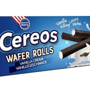 American Bakery Cereos Wafer Rolls Vanille
