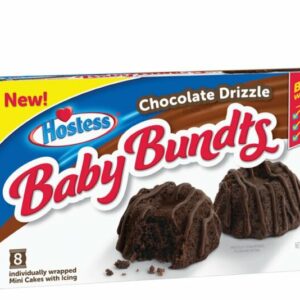 Hostess Baby Bundts Chocolate Drizzel