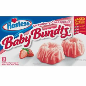 Hostess Baby Bundts Strawberry Cheesecake